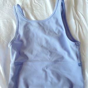 Lululemon Light Blue High Neck Bra with V in the Back | size: 4/ S/M | new